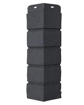 Угол внешний GRAND LINE Classic Состаренный кирпич графит 390*170мм