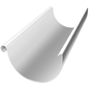 Желоб водосточный металл GrandLine (RAL 9003 сигнально белый) 125 мм L=3000 мм