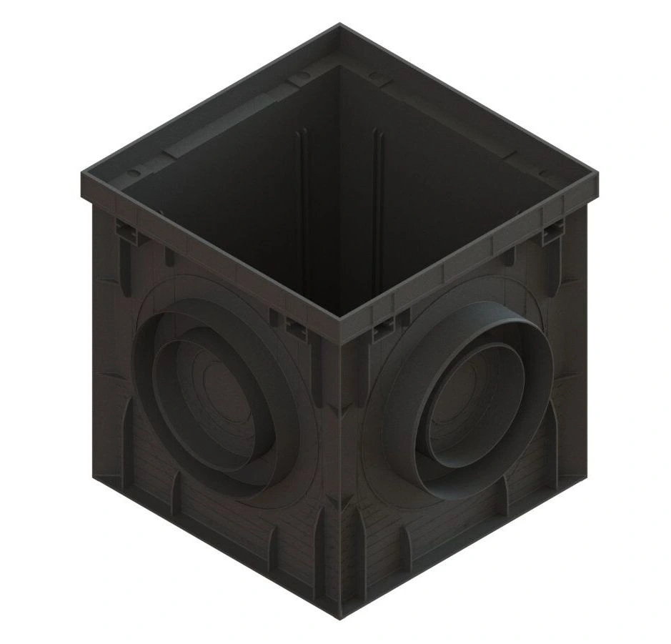 Дождеприемник, Polymax Basic, 300х300х300 мм, квадратный, 8370-М