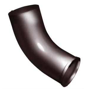 Колено стока металл Grand Line (RAL 8017 шоколад) 90 мм