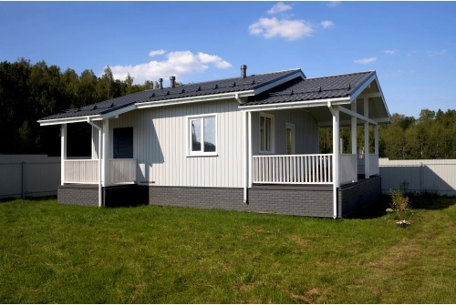 Сайдинг вертикальный GRAND LINE Standart серый 3000*193мм 0,48м² в Южно-Сахалинске