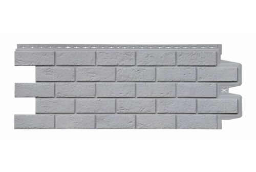 Панель фасадная GRAND LINE Classic Состаренный кирпич серый 982*383мм 0,38м²