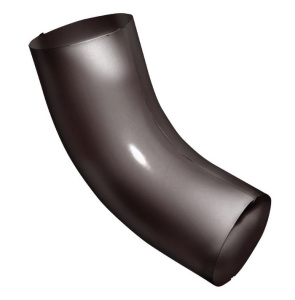 Колено трубы 60 гр. металл GrandLine (RAL 8017 шоколад) 90 мм