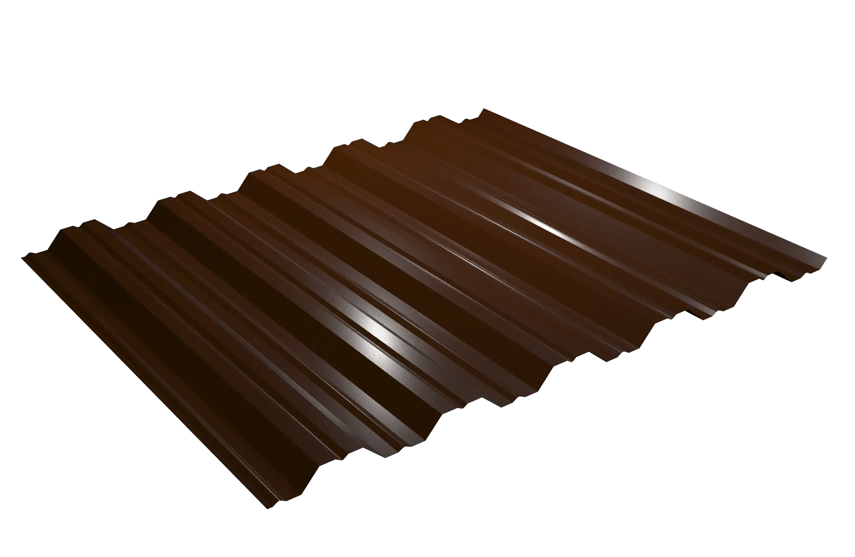 Профнастил НС-35 1070 (1000) ПА, ПХ, ПЮС, ПИ, ПАнг (0,45/8017 шоколад)