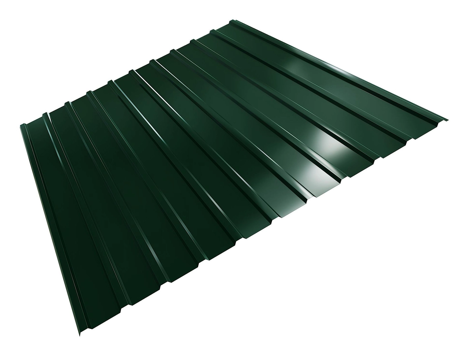 Профнастил С-10 (Р) 1168 (1125) (0,65/6005 зеленый мох)
