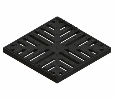 Решетка к дождеприемнику, Polymax Basic, чугун, 3334