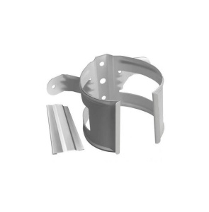 Кронштейн трубы на дерево металл Grand Line (RAL 9003 сигнально белый) 90 мм