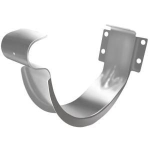 Карнизный крючок короткий 49 мм металл GrandLine (RAL 9003 сигнально белый) 125 мм